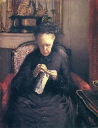 Portrait Of Madame Martial Caillebotte 1877