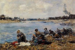 Laundresses On The Banks Of The Touques 11