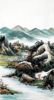 Bergen en water - Chinees schilderij