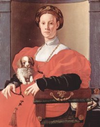 Portrait Of A Lady In Red Dress