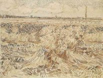 Wheat Field With Sheaves 1888