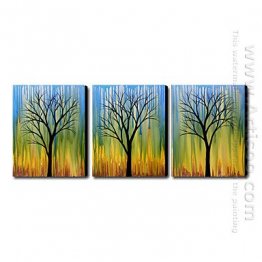 Hand-painted Oil Painting Landscape Landscape - Set of 3