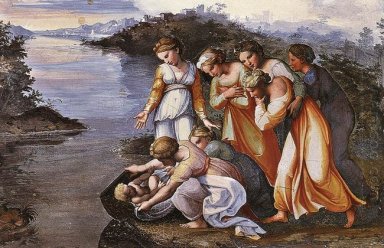 Moisés salvado de las Aguas 1519