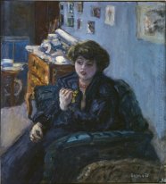 Womwn joven en un interior 1906