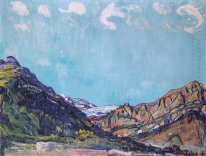 Landschaft nahe Champery 1913