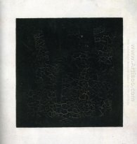 Schwarz suprematistischen Platz 1915