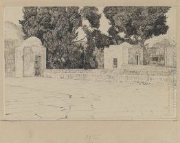 Rear Of The Mosque Of Omar 1889