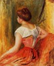Сидящая молодая женщина 1896