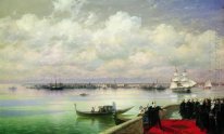 Byron visite Mhitarists sur l'île de Saint-Lazare à Venise 1899