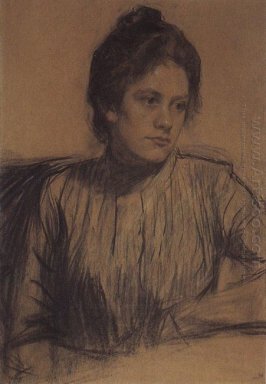 Retrato do Y E Proshinskaya 1901