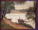 De Seine bij La Grande Jatte In het voorjaar 1888