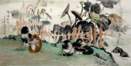 Cat - Peinture chinoise