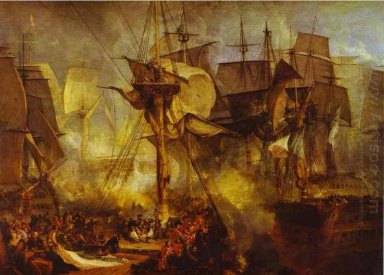 Die Schlacht von Trafalgar Wie gesehen vom Mizen Starboard Wante