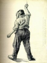 Standing Man Seen From The Back 1886