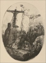 The Crucifixion An Oval Plate 1640