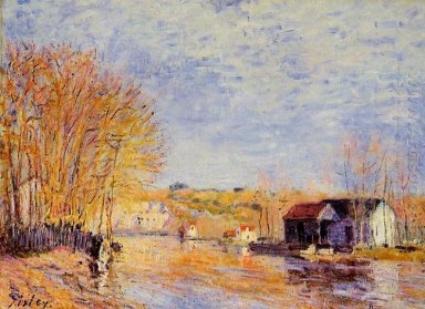 high waters at moret sur loing 1879