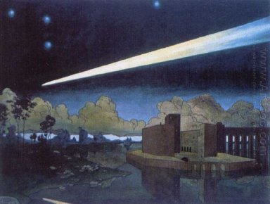 Paisaje con un Comet 1910