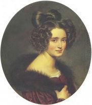 Portrait Of Olimpiada Aleksandrovna Ryumina 1826