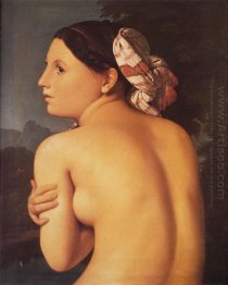 Half Figure Of A Bather