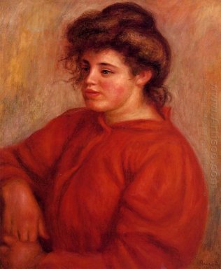 Woman In A Red Blouse 1