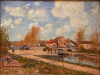 the bourgogne lock at moret spring 1882