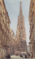 The St Stephen S Cathedral In Vienna 1847