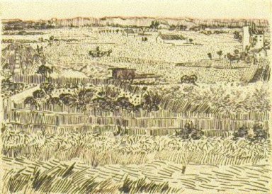 Paysage de récolte 1888 1