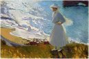 Maria At The Beach Biarritz 1906