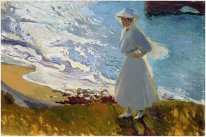 Maria Op Het Strand Biarritz 1906