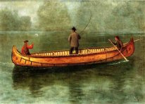 fishing from a canoe 1859