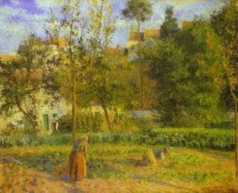 vegetable garden at hermitage near pontoise 1879