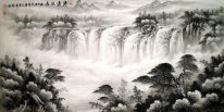 Huangguoshu Waterfall Di Musim Semi - Lukisan Cina