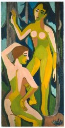 Two Nudes In The Wood Ii