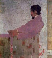 portrait of the painter anton peschka 1909