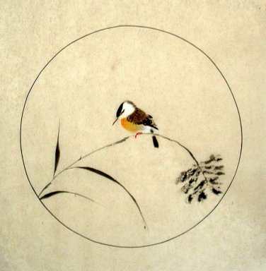 Oiseaux et fleurs - Peinture chinoise