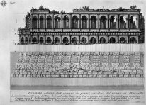 Den romerska forn T4 Plate Xxviii Extern Fa Ade av annonsen