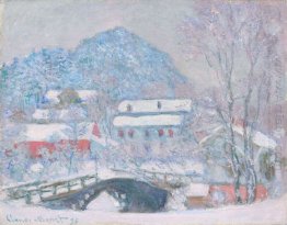 Norway Sandviken Village In The Snow