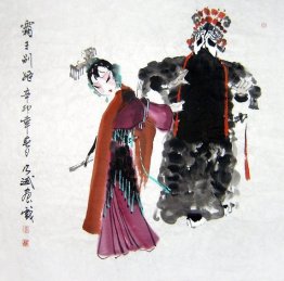 Opera Figures - Chinese Painting