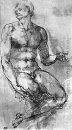 Hombre Desnudo del Frente 1510-1511