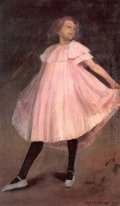 Dancer in a pink dress