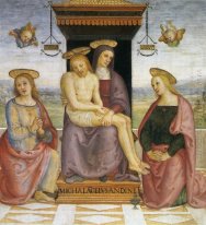Pieta Between St John And Mary Magdalene