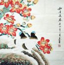 Birds & Bunga - Lukisan Cina