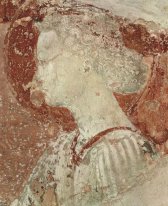 Fresco en el claustro de San Miniato Al Monte Loggia En Florenc