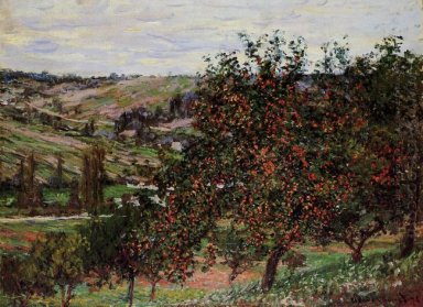 Manzanos cerca de Vetheuil