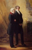 Arthur Wellesley 1St Duke Of Wellington With Sir Robert Peel 184