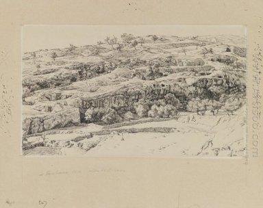 De graftombes In De Vallei van Hinnom 1889