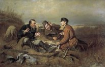 Les chasseurs au repos 1871