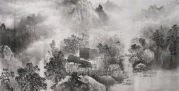 A farmhouse - Chinese Painting