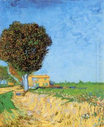 A Lane Near Arles 1888