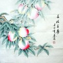 Peach - Peinture chinoise